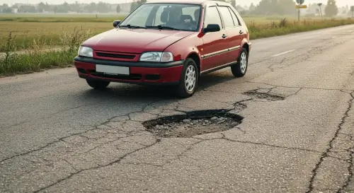 What Damage Can a Pothole Do to a Car?